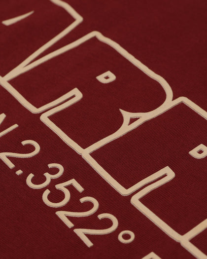 Carre Coordinates T-Shirt Maroon