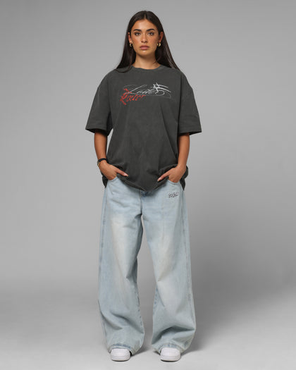 Loiter Devotion T-Shirt Black Wash