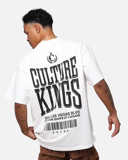 Culture Kings Barcode T-Shirt White