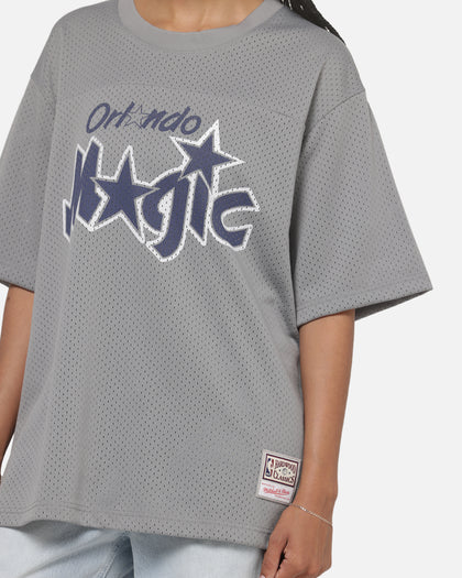 Mitchell & Ness Orlando Magic Open Mesh T-Shirt Grey