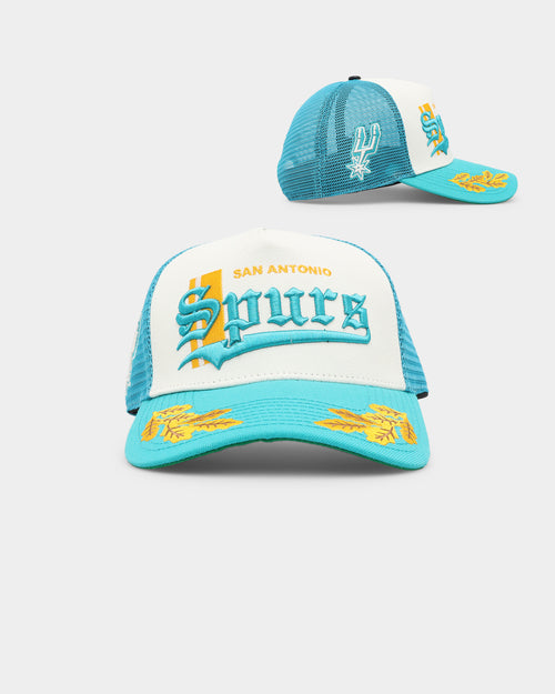 Pro Standard San Antonio Spurs Visor Elite Trucker Eggshell/Teal