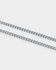 Saint Morta 3mm Micro Cuban Chain White Gold