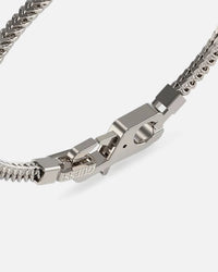 Guess Mainline Rebel Knight Dagger Crystal Bracelet Silver
