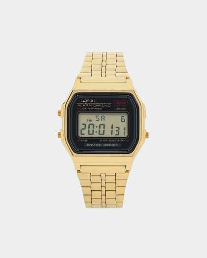 Casio A159WGEA-1DF Watch Gold/Black