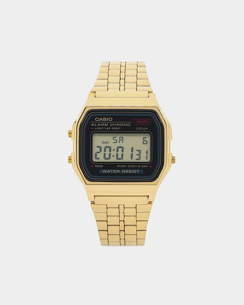 Casio A159WGEA-1DF Watch Gold/Black