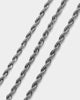 NXS 2mm Rope Necklace White Gold