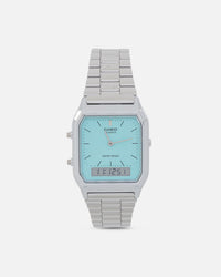 Casio AQ-230A-2A2MQYDF Watch Silver/Turquois