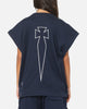 Saint Morta Athletc Cut Off Sweat T-Shirt Dark Royal