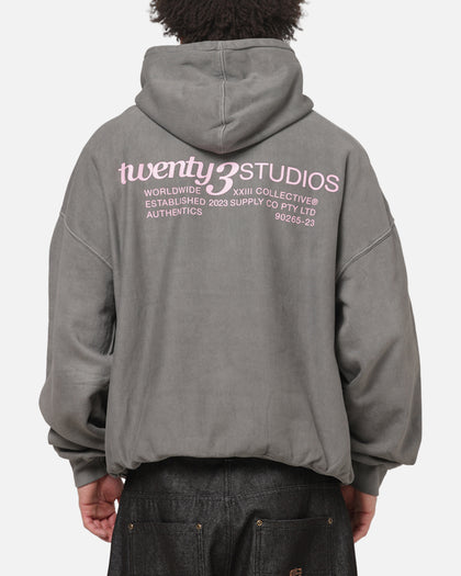 XXII Collectives Hoodie Charcoal/Pink