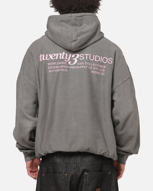 XXII Collectives Hoodie Charcoal/Pink