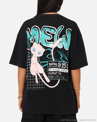 The Pokémon Collection By 73Studio Mew Vintage T-Shirt Off Black