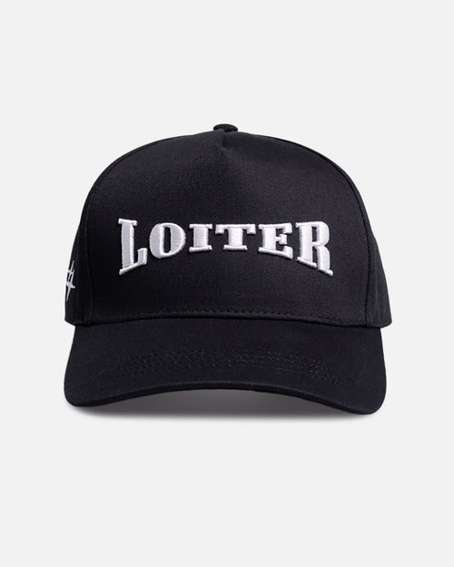 Loiter Retro Snapback Black