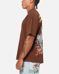 Ed Hardy Koi T-Shirt Brown