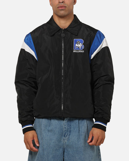 Bleacher Athletic Canterbury-Bankstown Bulldogs NRL Legacy Baseball Jacket Black