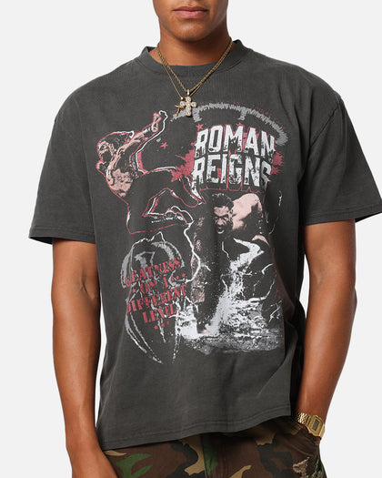 Culture Kings X WWE Roman Reigns Wrestlemania XLI Heavy T-Shirt Black Wash
