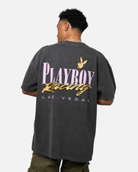 Playboy By Culture Kings Pacemaker T-Shirt Washed Black