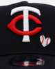 New Era Minnesota Twins 'Baseball Hearts' 9FORTY A-Frame Snapback Official Team Color