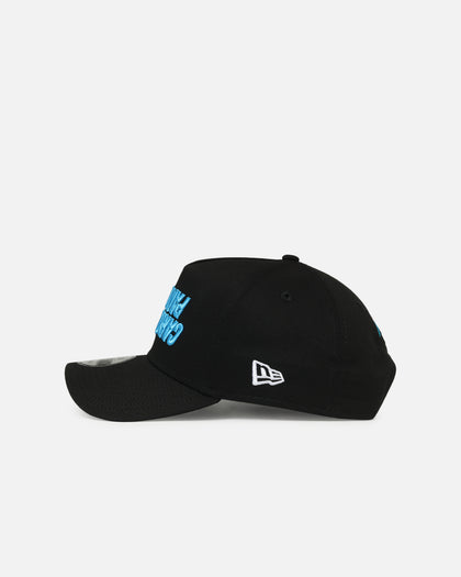 New Era Carolina Panthers 'Upside Down Logo' 9FORTY A-Frame Snapback Black
