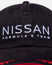 Mitchell & Ness Nissan Formula E Dad Fit Strapback Washed Black