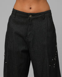 Loiter Midnight Pants Black
