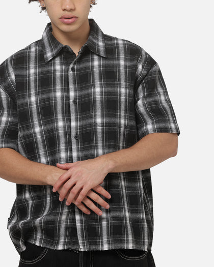 Saint Morta Dark Romance Button Up Shirt Black/White