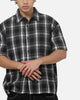 Saint Morta Dark Romance Button Up Shirt Black/White