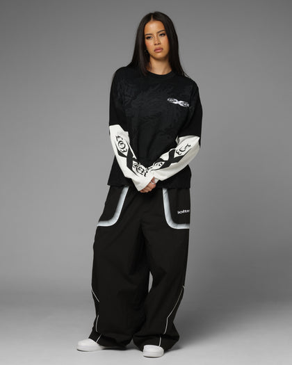 Loiter Xplicit Layered Long Sleeve T-Shirt Black
