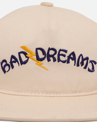 Felt Bad Dreams Garage 6 Panel Snapback Hat Natural