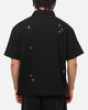 Saint Morta Credo Linen Button Up Shirt Black