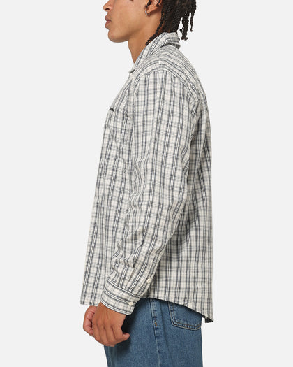 Dickies Poplin Wellsville Long Sleeve Shirt Egret