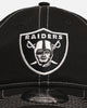 New Era Las Vegas Raiders 'Contrast Chrome' 9TWENTY Casual Trucker Strapback Black