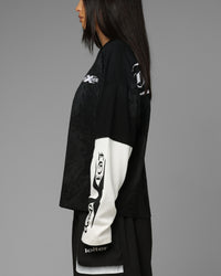 Loiter Xplicit Layered Long Sleeve T-Shirt Black