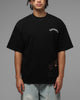 Loiter Hybrid Patch T-Shirt Black
