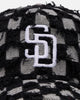 New Era San Diego Padres 'Frayed Checkerboard' 9FORTY A-Frame Snapback Black/Grey