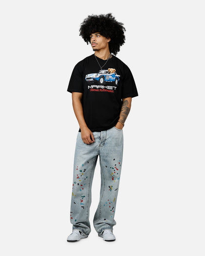 Market Ultimate Rally Bear T-Shirt Washed Black