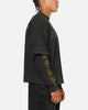 Saint Morta Scripture Long Sleeve Layered T-Shirt Vintage Black