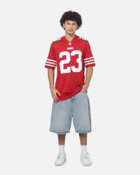 Nike San Francisco 49ers Christian McCaffrey #23 Home Game NFL Jersey Gym Red