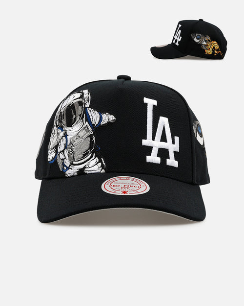 Mitchell & Ness Los Angeles Dodgers 'Rocketman' Pro Pinch Snapback Black