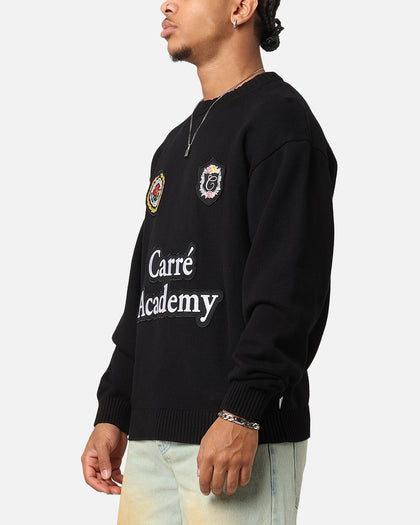 Carre Academy Knitted Sweater Black