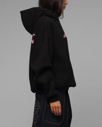 Loiter Cyber Logo Hoodie Black