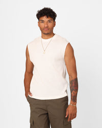 XXIII Waffle Muscle Singlet White