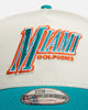 New Era Miami Dolphins "NFL 26 AU Two Tone Chrome" 9Forty A-Frame Snapback Official Team Colours