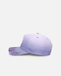 New Era Toronto Raptors 'Sundyed Flames' 9FORTY A-Frame Snapback Lavender