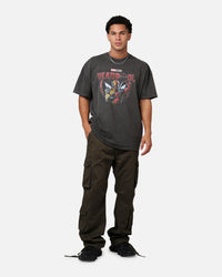73Studio Marvel Deadpool Poster Heavyweight T-Shirt Black Wash