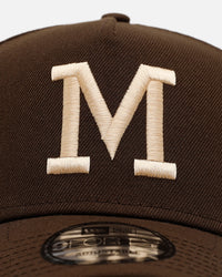 New Era Milwaukee Brewers 'Stay Classy' 9FORTY A-Frame Snapback Walnut