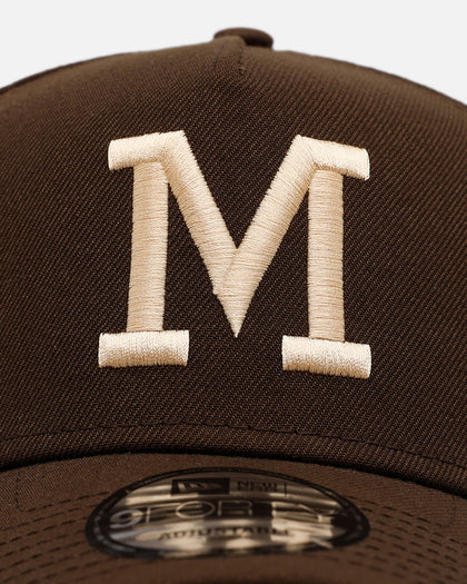 New Era Milwaukee Brewers 'Stay Classy' 9FORTY A-Frame Snapback Walnut