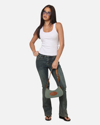 Von Dutch Women's Amy Dirty Shoulder Bag Dirty Denim