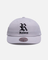 Mitchell & Ness Las Vegas Raiders 'Black Letter' Legacy Low Profile Snapback Smoke