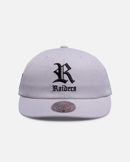 Mitchell & Ness Las Vegas Raiders 'Black Letter' Legacy Low Profile Snapback Smoke