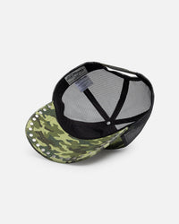 Ed Hardy Heart And Skull Trucker Snapback Camo